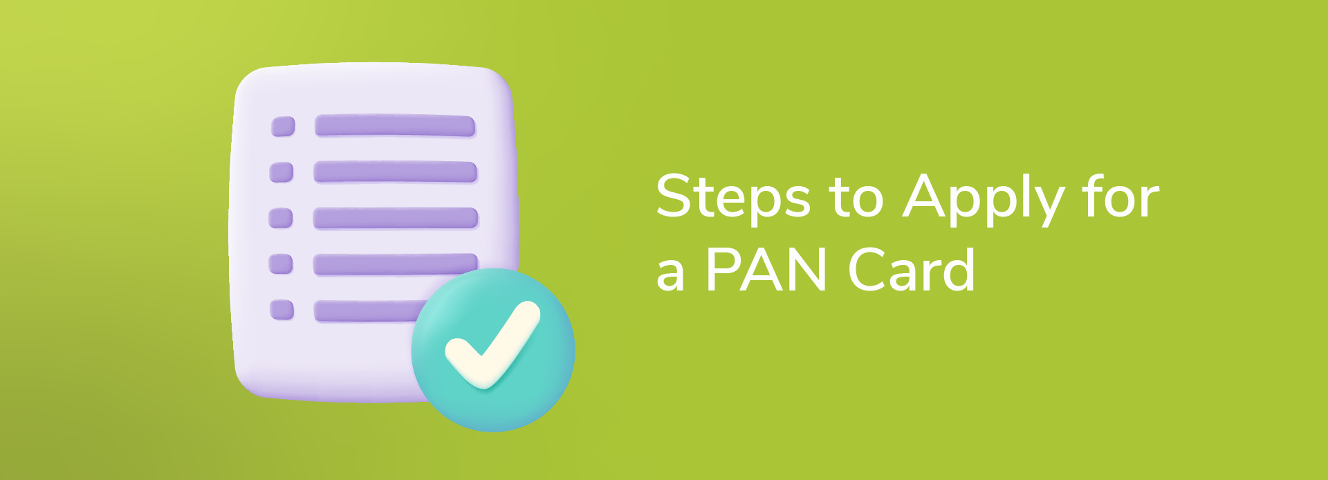 PAN Application Process