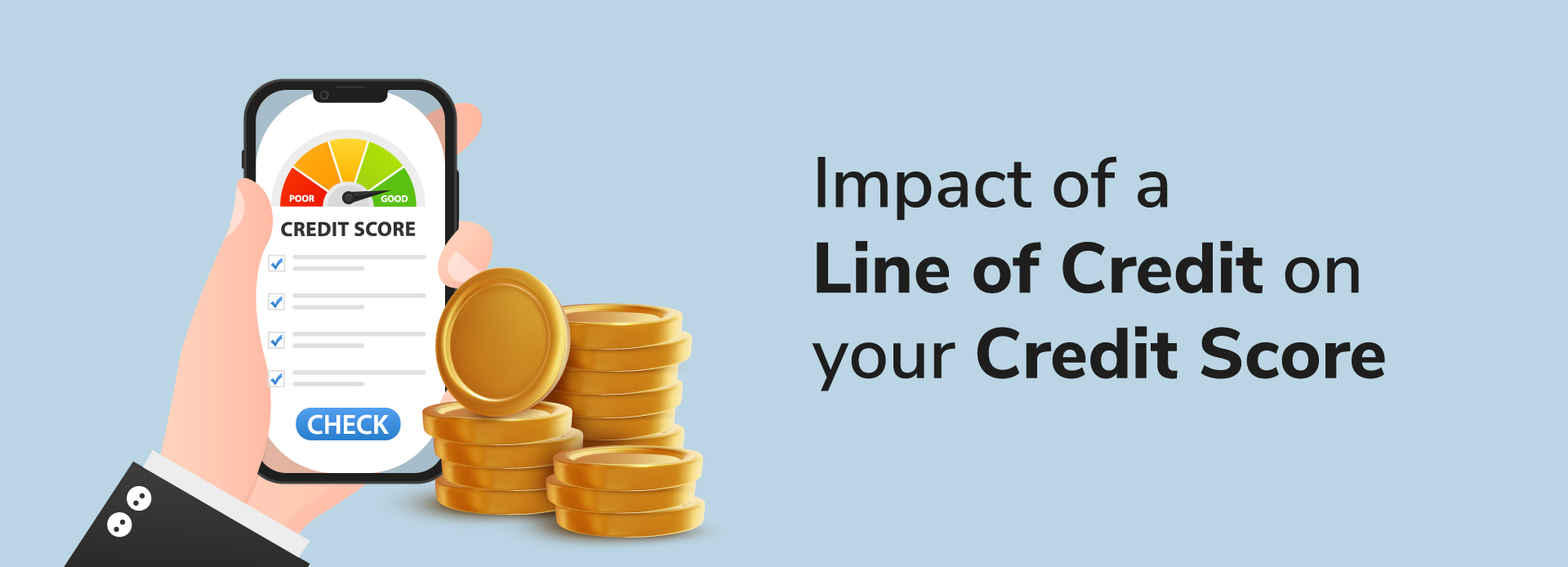 How does a Line of Credit help in building your credit score?